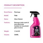 Flamingo Car Glass Cleaner 500ml