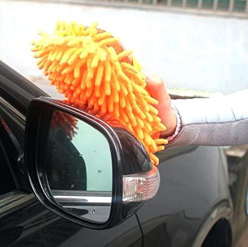 Car Washing Micro Fiber Foam Hand Mitts