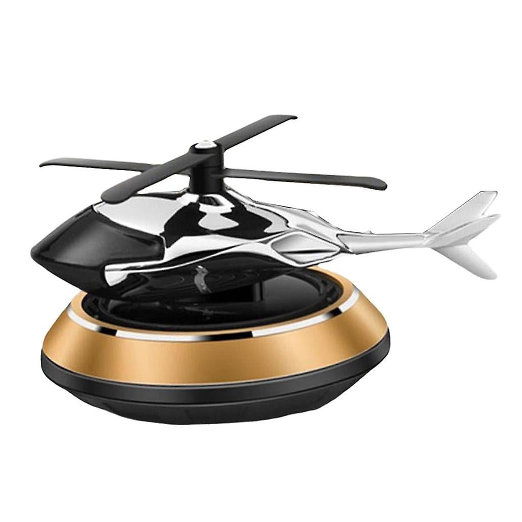 SG151-9 Helicopter Solar Perfume for Car Dashboard Decor - Image 1