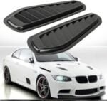Carbon Fiber  Fake Air Vent For Car Bonnet Sticker - Image 2