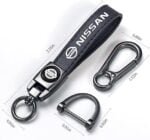 Premium PU Leather Car Keyring - Image 4