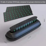 Car Parking Phone Number Holder Carbon – 3R Multi featured Parking phone Number Holder - Image 3