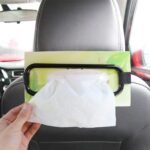 Car Sun Visor Tissue Box Holder- Seat Back Plastic Tissue Box Holder