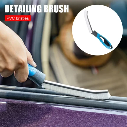 CleanEdge Pro Car Gap Cleaning Brush: Multipurpose Small Brush for Perfect Detailing