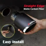 Carbon Fiber Muffler Tip 1 piece - Image 2