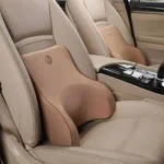 Lumbar Support Pillow Bundle -Car Neck & Back Support Pillow Combo for Comfortable  Drive – 1piece Neck Pillow and 1 Piece Back Support- Memory Foam