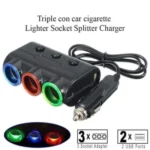 Car Ports Socket Dual USB Power Charger Adapter Output 3A - Image 2