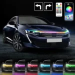RGB Flowing Styling Car Hood Light LED Strip light – Remote And App Controlled - Image 3