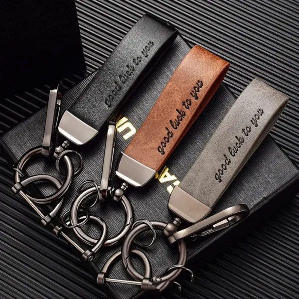 High-Quality Leather Key Ring – A Stylish Accessory for Car and Bike Lovers
