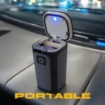 Car Ashtray Lighter Detachable Solar Powered/USB Rechargeable - Image 6