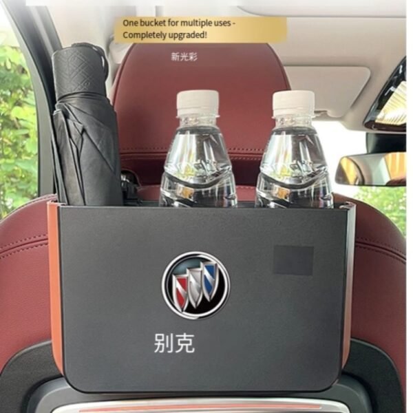 Foldable Car Trash Can – Waterproof & Hanging for Back Seat