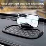 Non-Slip Car Dashboard Mat | Rubber Phone Holder Pad | Universal Anti-Slip Car Accessories - Image 3