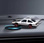 Mini AE86 Drift Car Rotating Dashboard Ornament – Classic Alloy Racing Car Model Decoration for Car Interior - Image 2