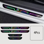 4PCS Car Door Sill Strip Anti Scratch Protector PVC Laser Sticker Anti-Scratch Threshold Trim Guard for Interior & Exterior – Universal Fit - Image 4