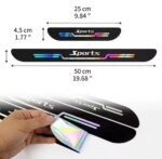 4PCS Car Door Sill Strip Anti Scratch Protector PVC Laser Sticker Anti-Scratch Threshold Trim Guard for Interior & Exterior – Universal Fit - Image 5