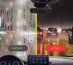 Car Windshield Oil Film Cleaner – Powerful Glass Cleaning Brush & Sponge for Front & Rear Windows