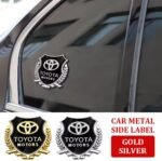 2 pieces 3D Metal Car Body Trunk Sticker Emblem Badge Decals Decoration