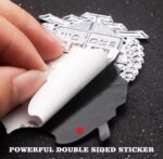 2 pieces 3D Metal Car Body Trunk Sticker Emblem Badge Decals Decoration - Image 2